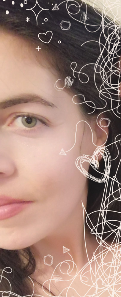 Gesichtshälfte-Header